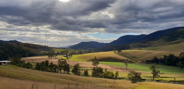 Scenic view of landscape against sky