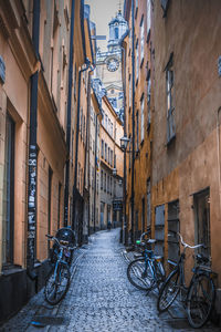 Bicycle in city