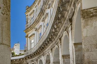 Low angle view of historic building