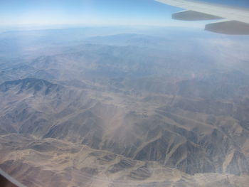 Aerial view of landscape against sky