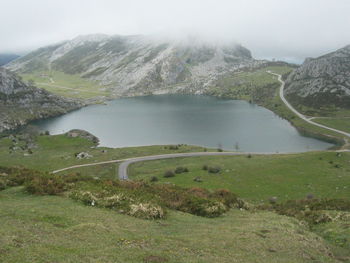 Scenic view of landscape against sky
