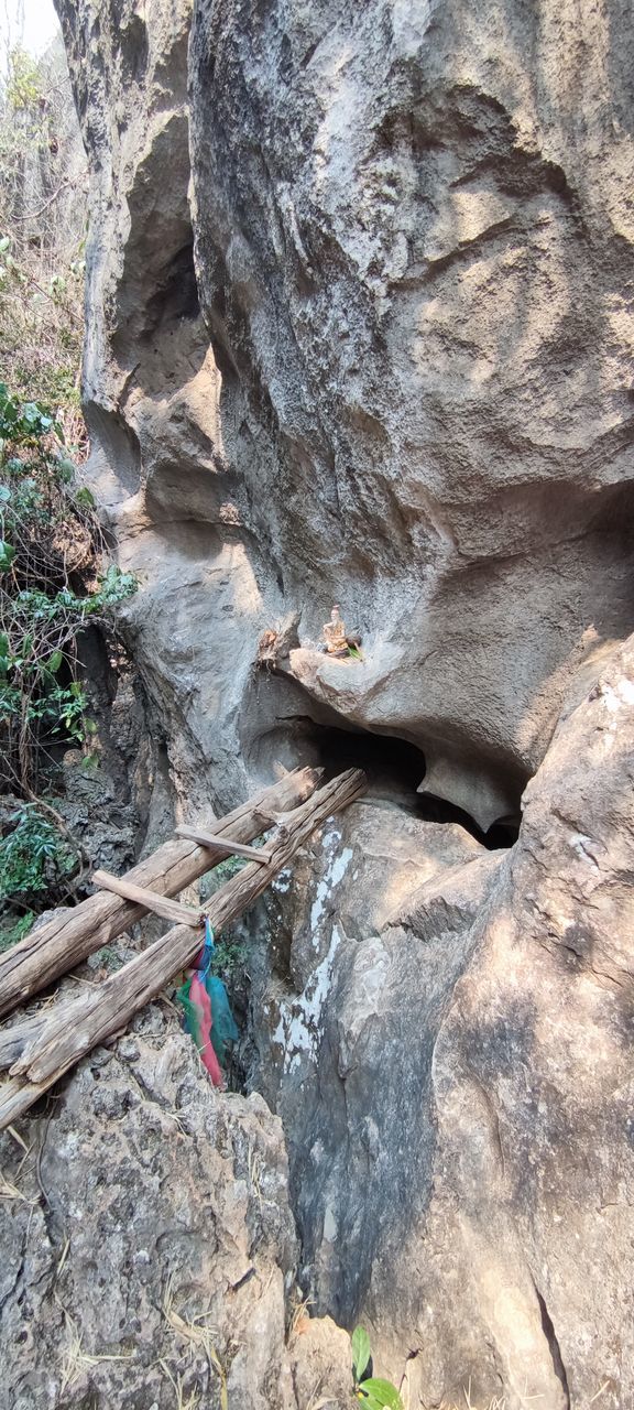 rock, nature, adventure, rock formation, day, land, geology, recreation, outdoors, tree, beauty in nature, plant, high angle view, no people, rock climbing, non-urban scene, sports, tranquility, mountain, scenics - nature, leisure activity, bedrock, climbing, boulder, wadi, activity, terrain, environment, physical geography, wilderness, sunlight