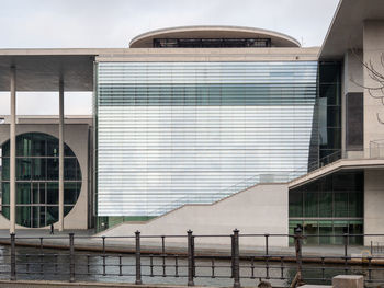 Low angle view of modern building