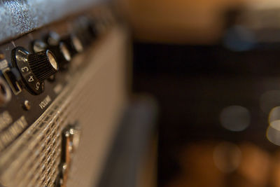 Close-up of guitar