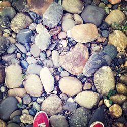 Full frame shot of stones