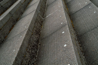 High angle view of vehicles on road