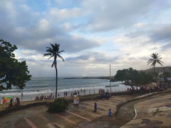 Group of people on the beach