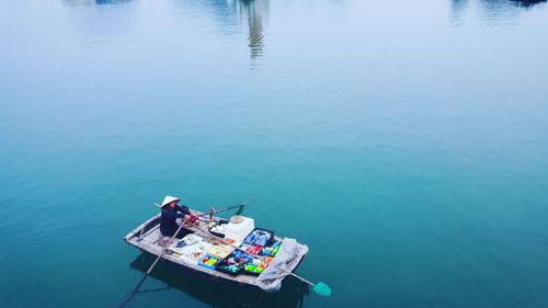 Boat in sea