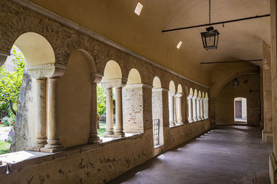 Interior of church