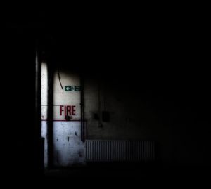 Interior of abandoned room