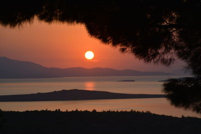 Scenic view of sunset