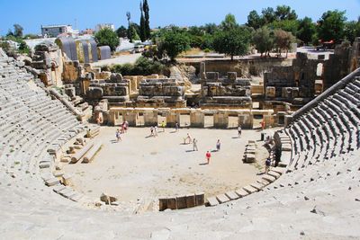 View of old ruin building