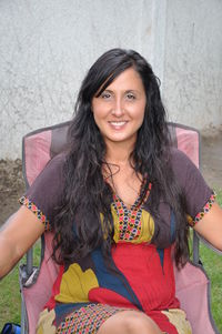 Portrait of young woman