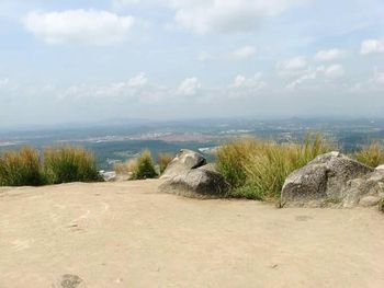 Scenic view of landscape against sky