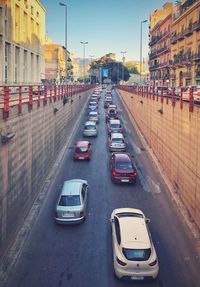 Traffic on city street