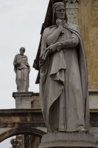 Low angle view of statue