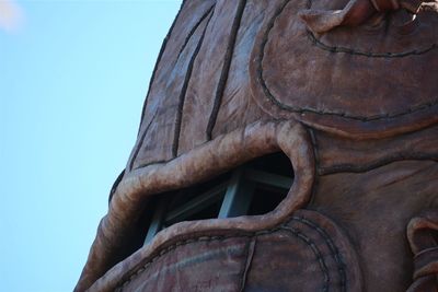 Low angle view of statue