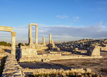 View of temple against sky