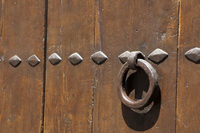 Full frame shot of metal door