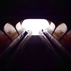 Low angle view of staircase