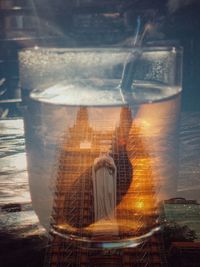 Close-up of drink on table