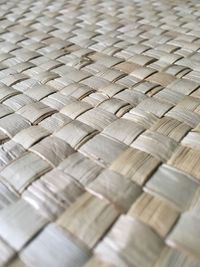 Full frame shot of wicker basket