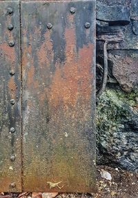 Full frame shot of rusty wall