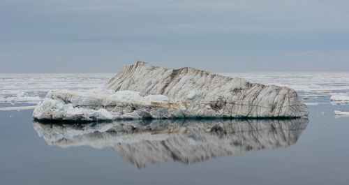 Scenic view of calm sea against sky