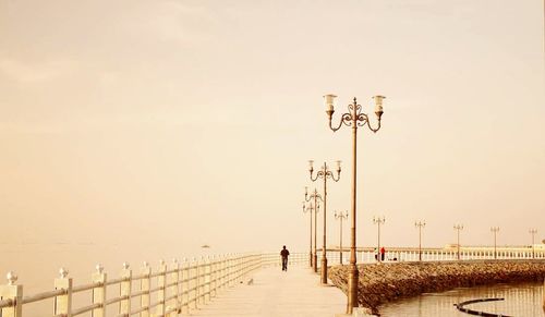Pier on sea