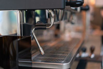 Close-up of espresso maker