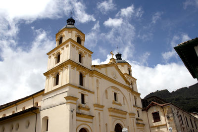 Historical church our lady of la candelaria built in 1703 cataloged as national monument of colombia
