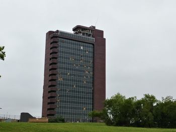 Low angle view of building against sky