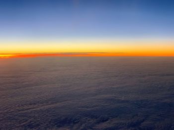 Scenic view of cloudscape during sunset