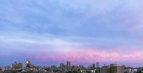 View of cityscape against sky