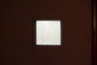 Close-up of window on the wall