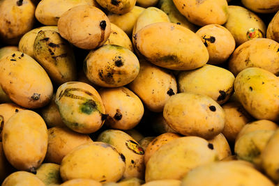 Full frame shot of fruits for sale at market stall