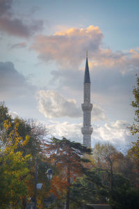 Low angle view of building against sky