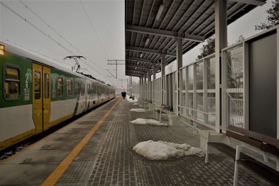 Railroad station in poland