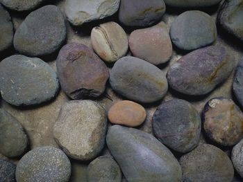 Full frame shot of stones