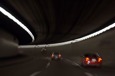 Cars on road