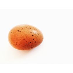 Close-up of apple against white background