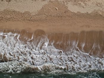 Aerial view of rock formations