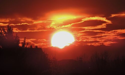 Scenic view of sunset