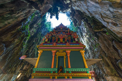 Low angle view of a temple