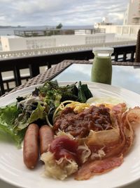 Close-up of food in plate