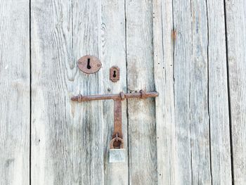 Full frame shot of closed door