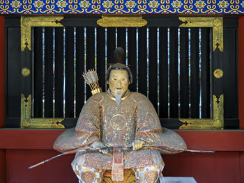 Close-up of buddha statue