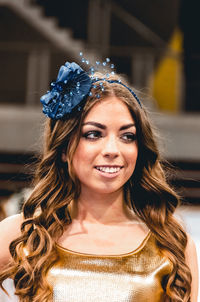 Portrait of a smiling young woman