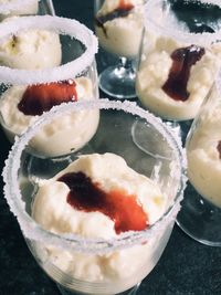 Close-up of served food