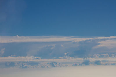 Low angle view of clouds in sky